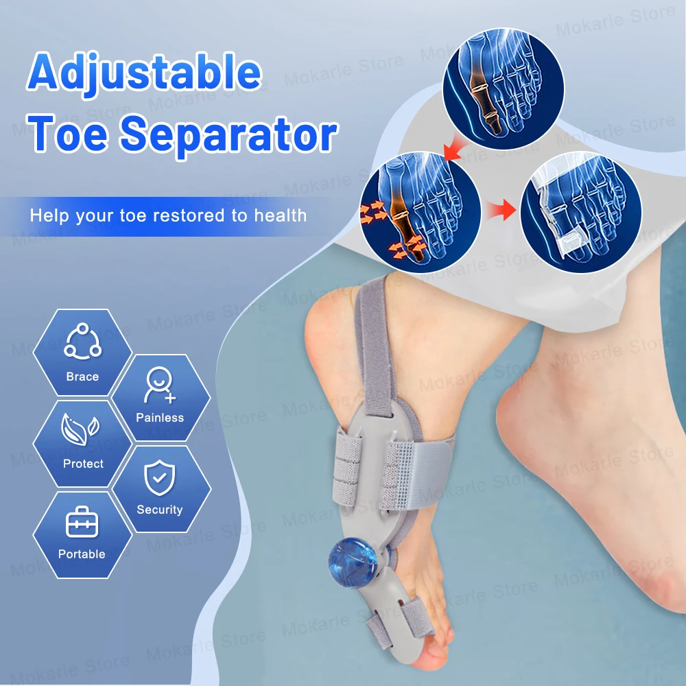 Unisex Bunion Corrector Foot Hallux Valgus Braces Toe Corrector Toe Separator Straightener
