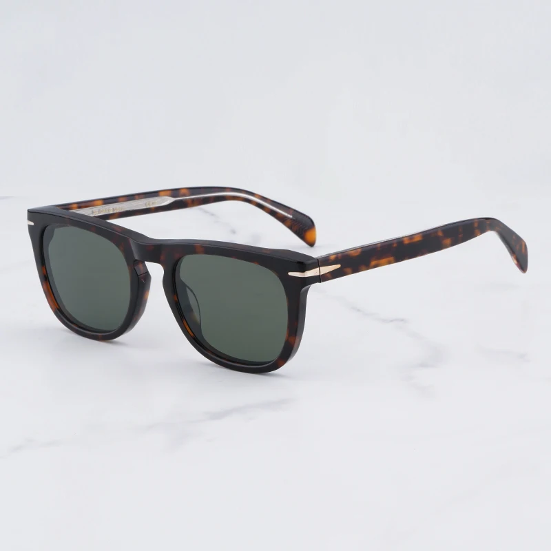

2023 New Arrive Square Sunglasses Men Shades Designer Brand Hand Made Tortoise Acetate Solar Glasses for Women