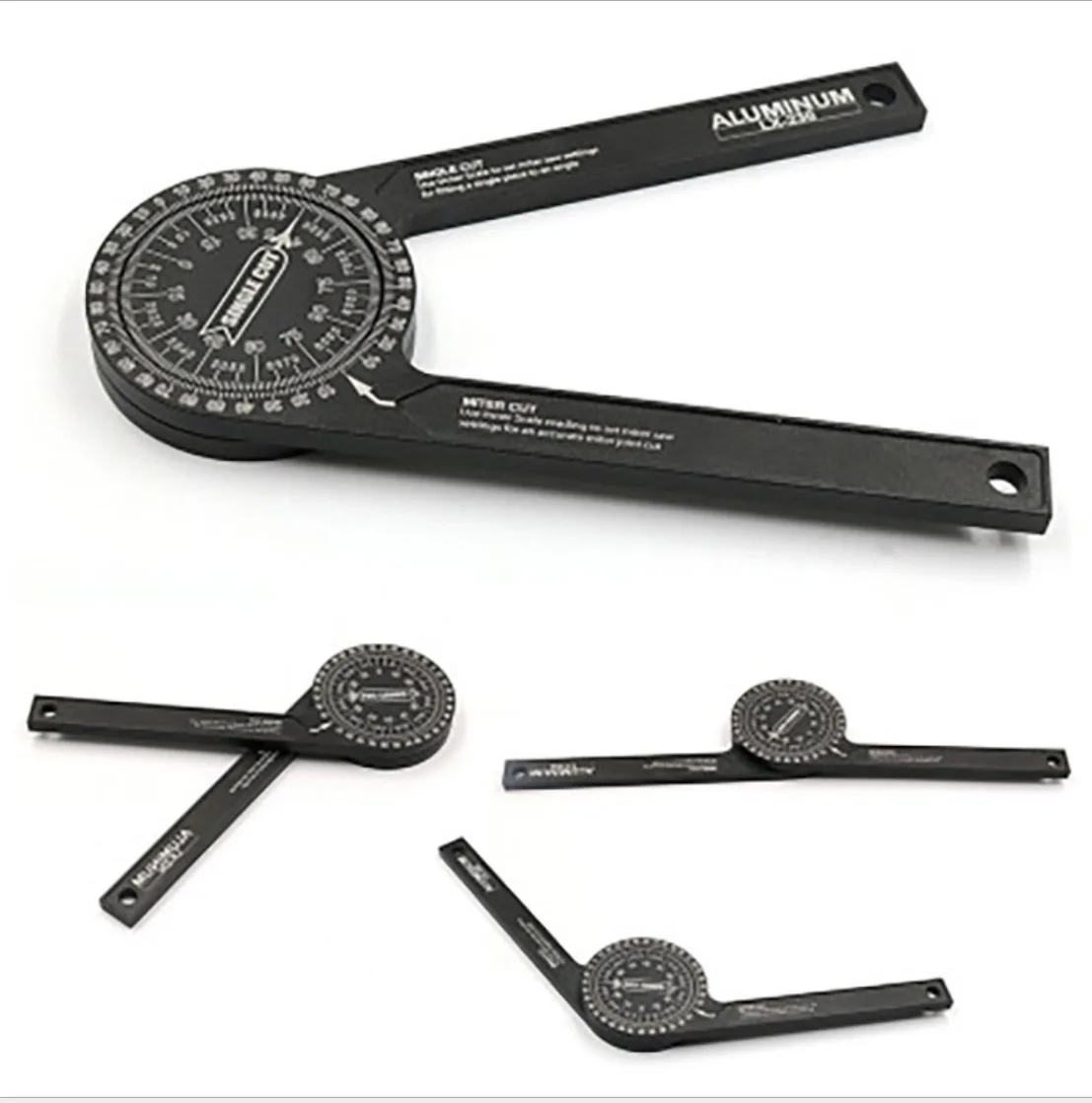 Plastic Mitre Saw Protractor Painting Architect Drawing Design Goniometer Woodworking Carpenter Angle Finder Measuring Ruler