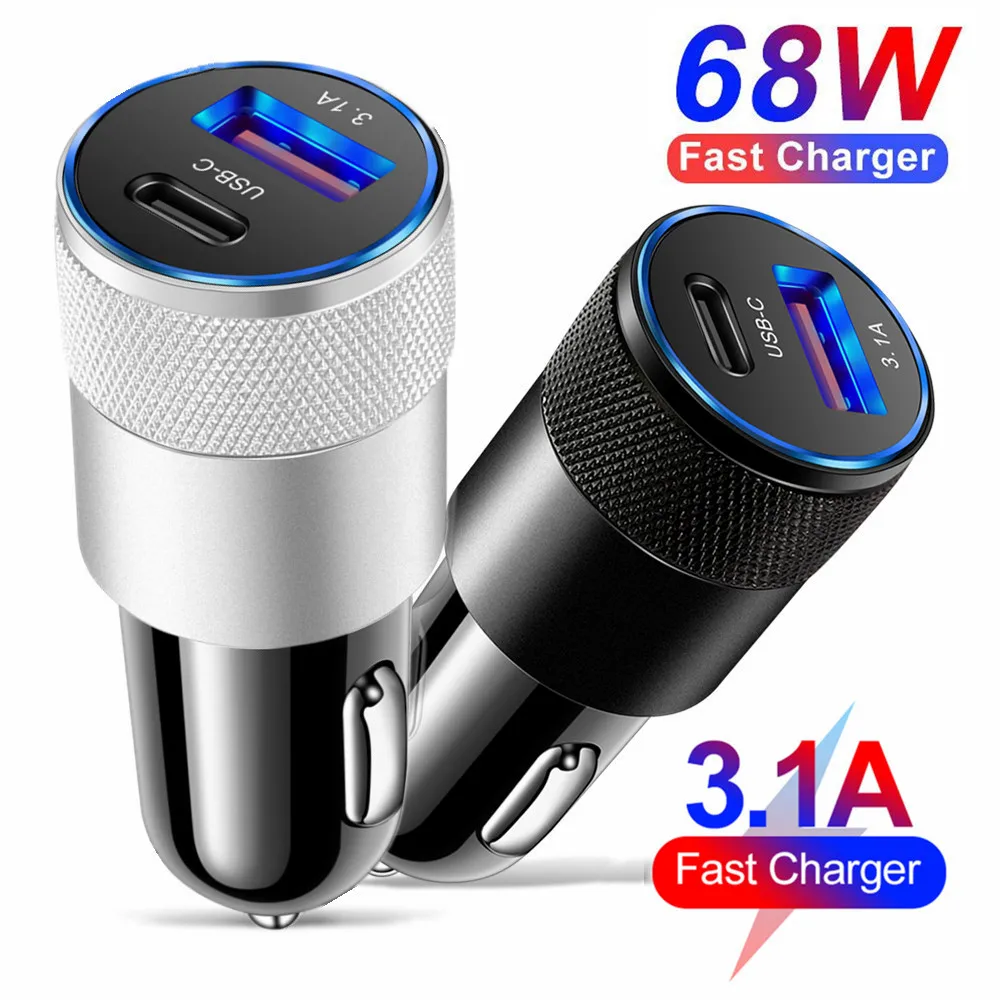Cargador De Teléfono Móvil Para Coche Qc3.0, Adapt... – Grandado