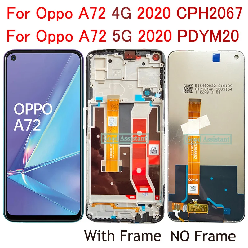 Black 6 5 Inch For Oppo A72 2020 4G Global CPH2067 A72 5G PDYM20 LCD black-6-5-inch-for-oppo-a72-2020-4g-global-cph2067-a72-5g-pdym20-lcd