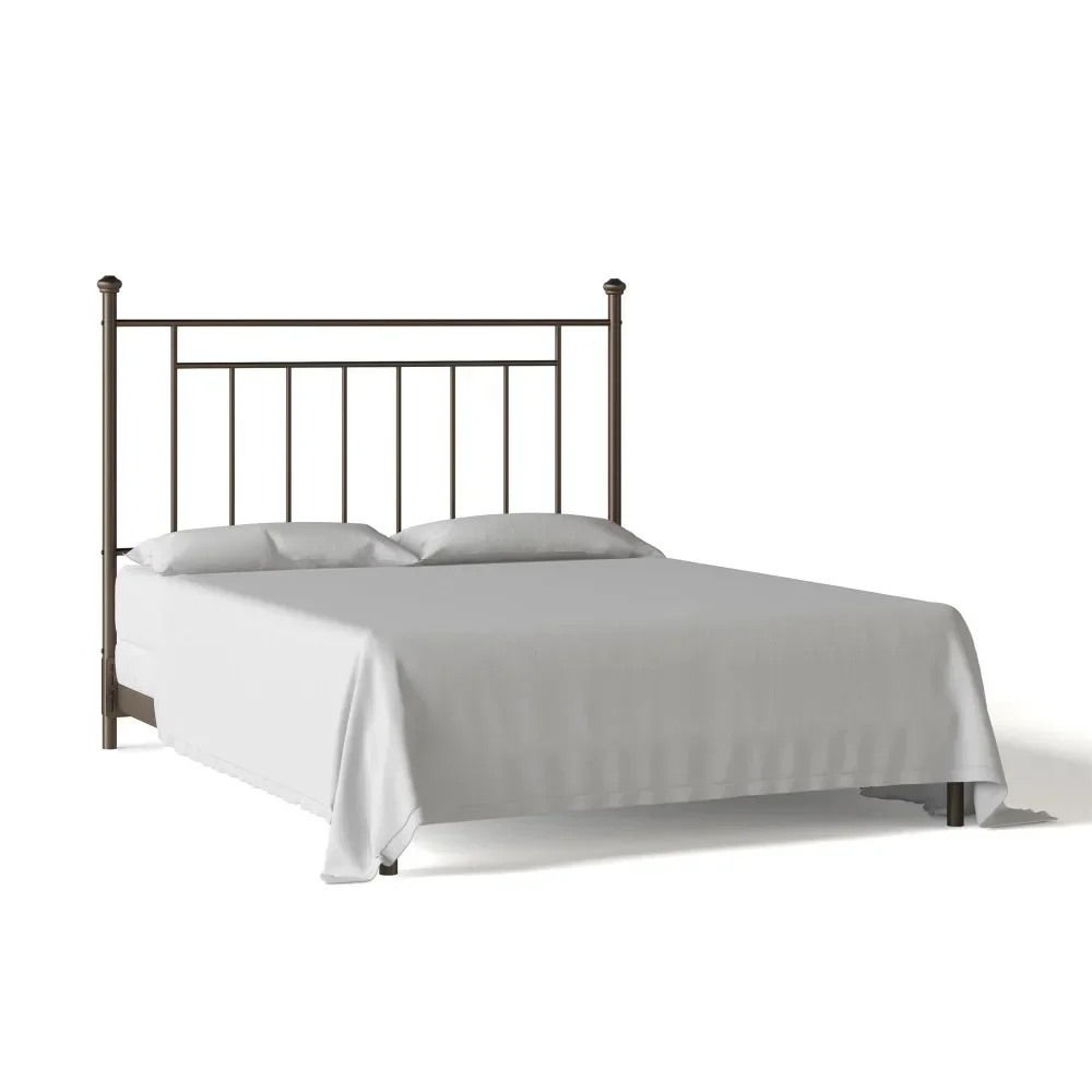 

Large metal headboard, designed with a sturdy and durable headboard for long-lasting support and durability, in bronze color
