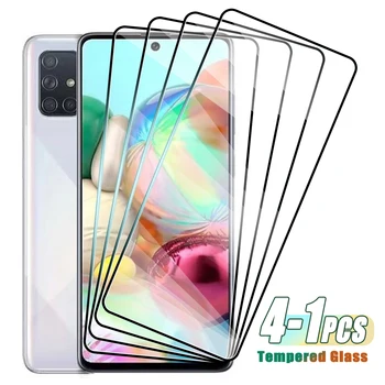 4-1 pezzi in vetro temperato per Samsung Galaxy A91 A81 A71 A51 A41 protezione schermo su Samsung A31 A21 A11 A21S
