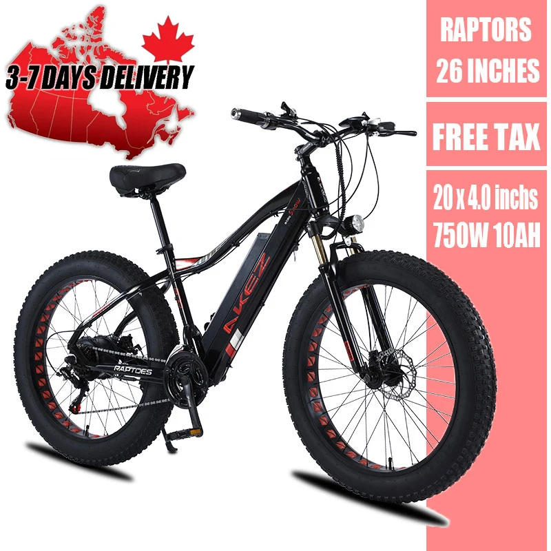 

26" Electric Mountain Bike, 750W MTB E-bike for Men 10.4Ah Large Capacity Battery Electric Bike Electric Mountain Bike for Adult