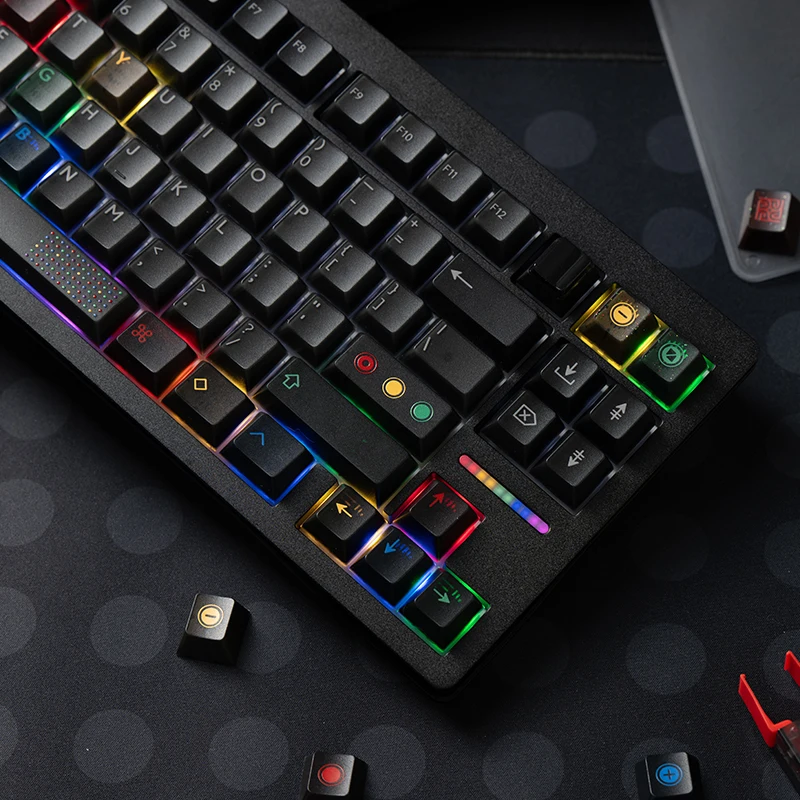 PBTfans Retro Dark Lights R2 Keycap Cherry Original Factory