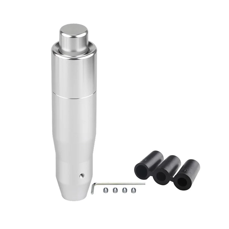 Automatischer Schaltknauf aus Metall, Schaltknopf aus Aluminium, Schalthebelgriff, langer Schaltkopf, passend für die meisten Automatikgetriebe – Detail 15