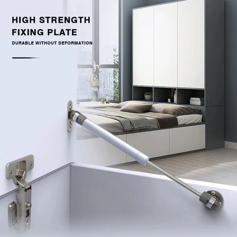 2/4 Pack Gas Struts 20N-200N Gas Spring Cabinet Hinge Copper Core Lift Support Kitchen Cupboard Door Hydraulic Support Bar furniture hinge cabinet door hinges cabinet hinges