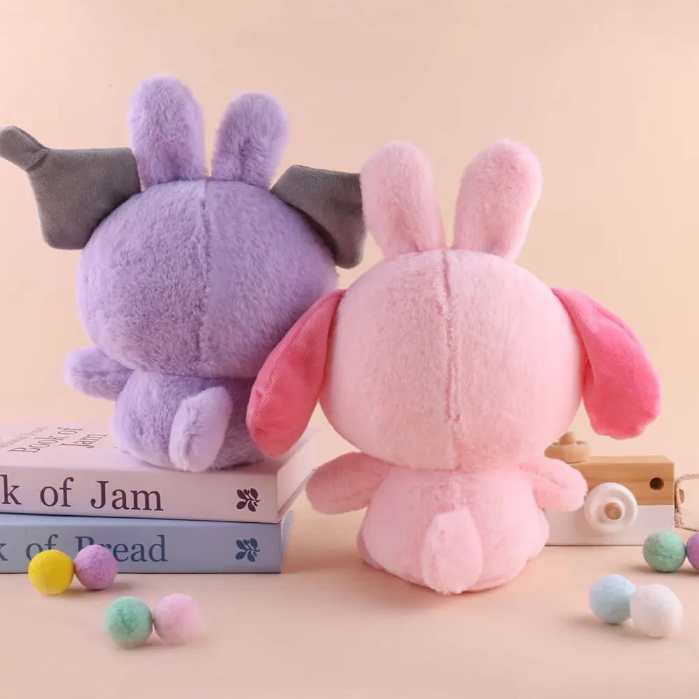New 25CM Sanrio Plush Doll Toys kawaii Hello Kitty Kuromi Melody Cinnamoroll Soft Stuffed Plushie Toy Anime Toy Gift For Kids — view 5