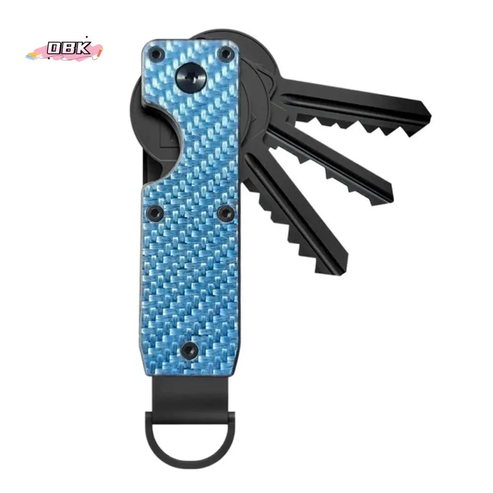 탄소 섬유 금속 키 주최자는 2-6 개의 키를 보유합니다. 혁신적인 키 케이스 홀더 드라이버 키 관리자가 포함된 분실 방지