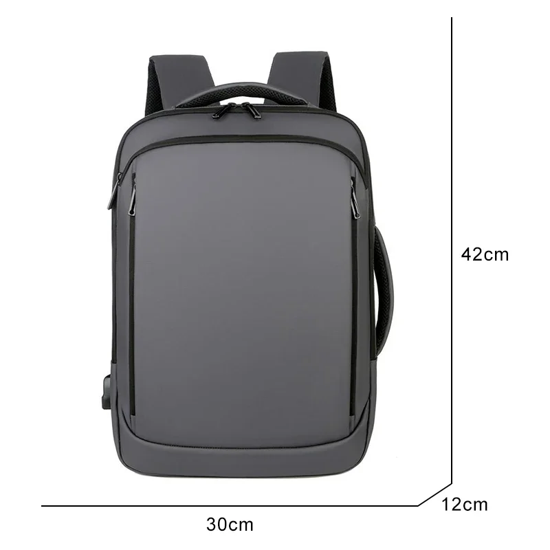 Backpack for Men 2025 Multifunctional Business Notebook Backpacks USB Charging Waterproof Film Men's Backbag Casual Bag Mochilas