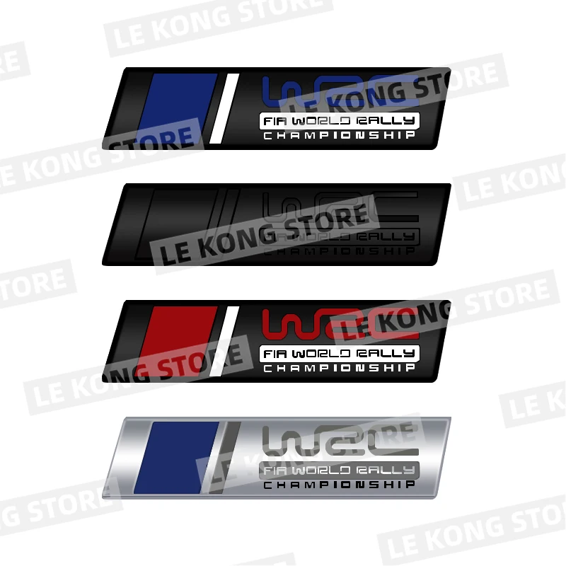 Wrc Fia World Rally Championship Badge Emblem Cofano Anteriore Griglia Sticker Decalcomania Accessori Per Polo Touran Golf Metal Car Styling