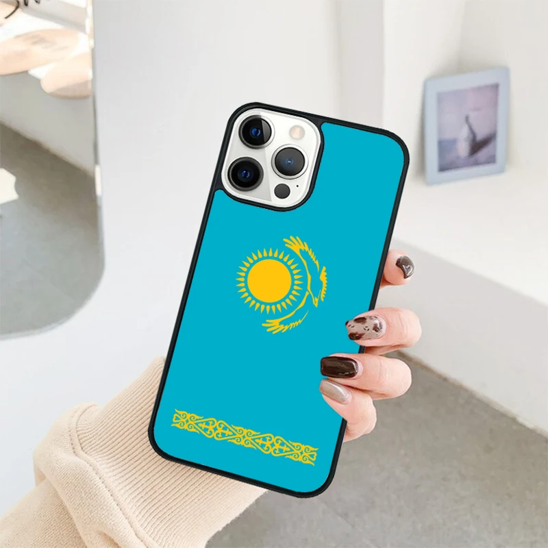 Kazakhstan Flag Design Phone Case - Sleek and Durable Coque Cover Shell