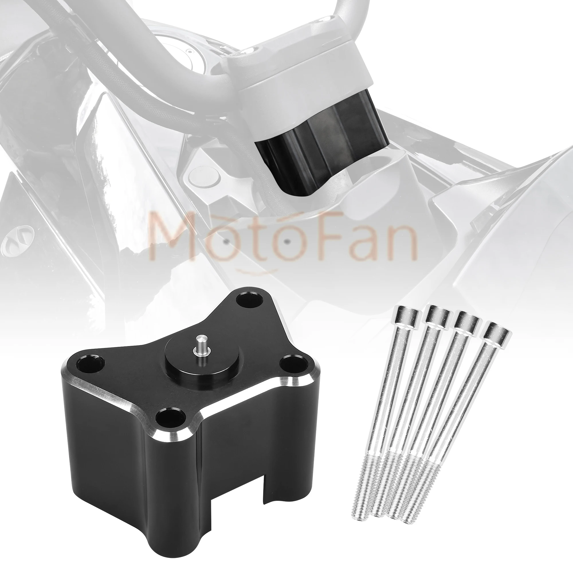 

Motorcycle 2" Handlebar Riser Fit For Can AM Spyder All F3/F3S/F3T/F3 Limited And 2020+ RT With Stock Bars Accessories