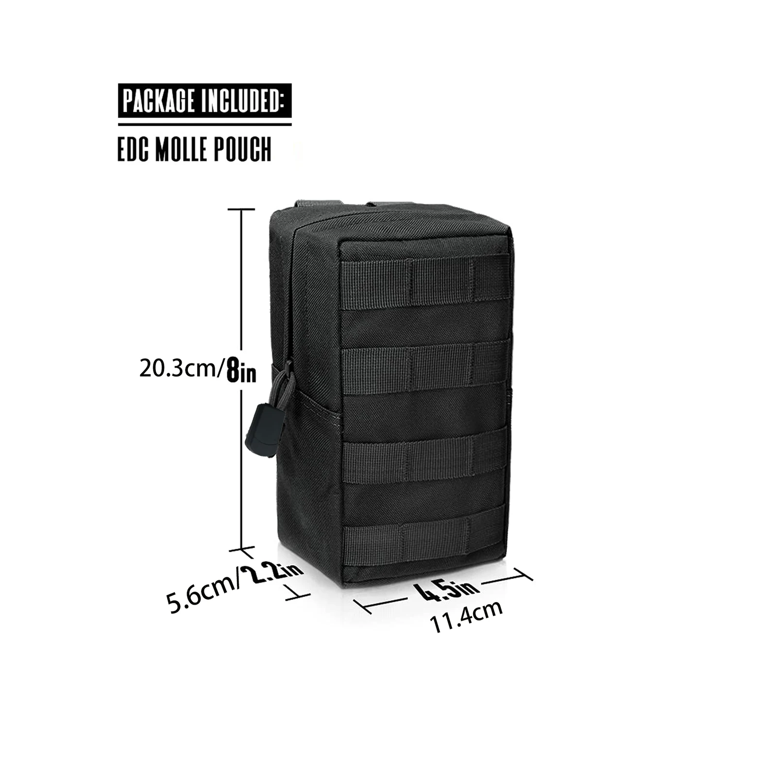 Water Resistant Tactical Nylon Pouch for Camping and Hiking