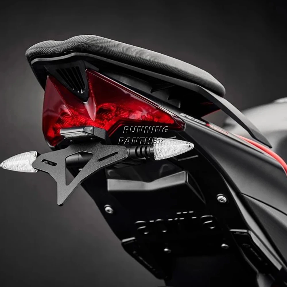아프릴리아 RS660 RSV4 투오노 660 V4 2021 2023 2022 모터사이클 리어 숏 테일 스톡 번호판 홀더 테일 티디 프레임 브래킷