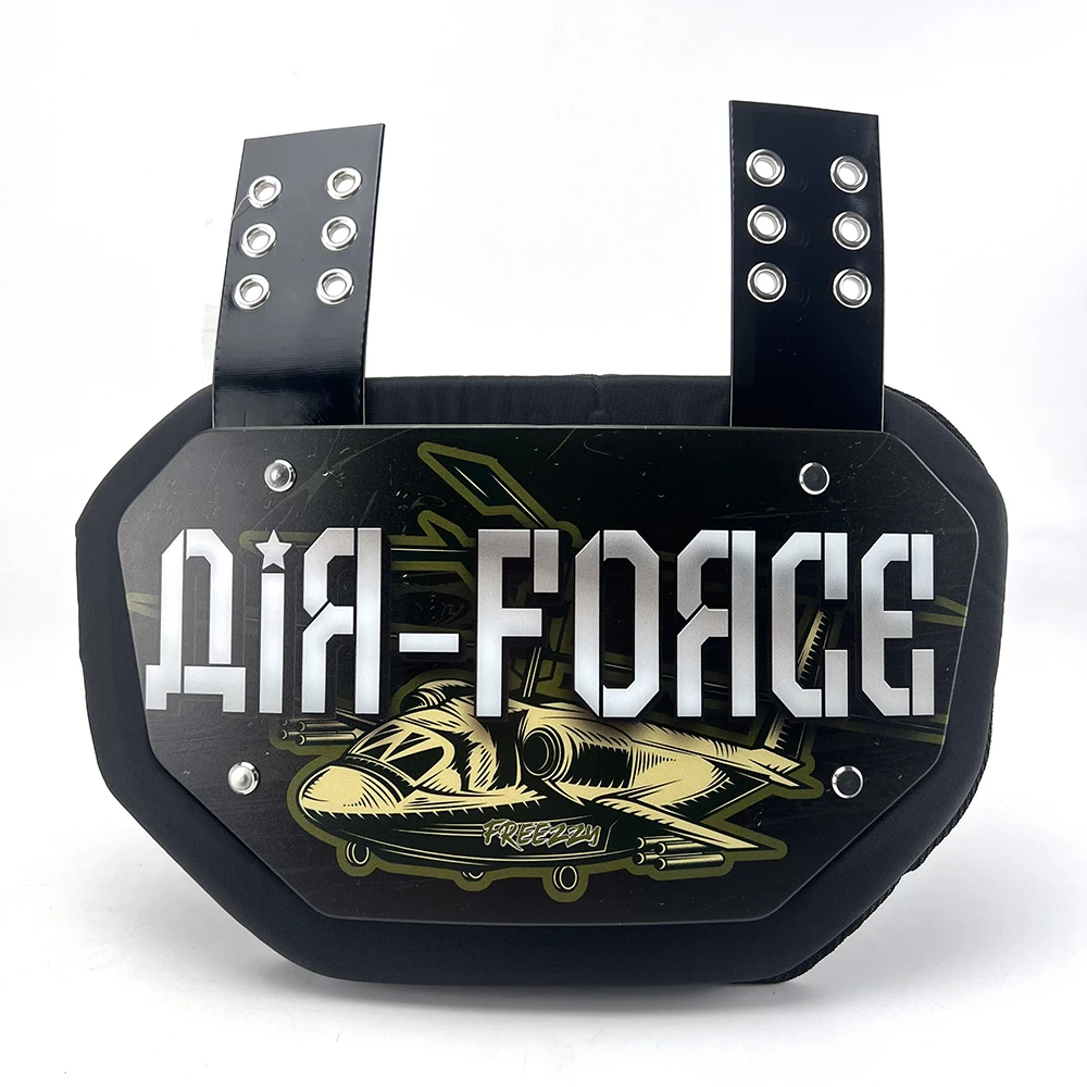 American Football Back Plates I AM HIM Kids Adults Rugby Back Flap Low Pads football back protector