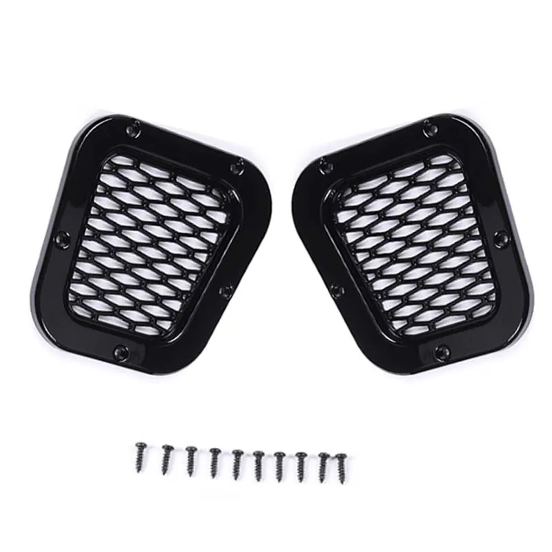 1 Pair Side Fender Vent Grille For Land Rover Defender 2004 2005 2006 2007- Car Air Side Vents Grille Decoration Stickers