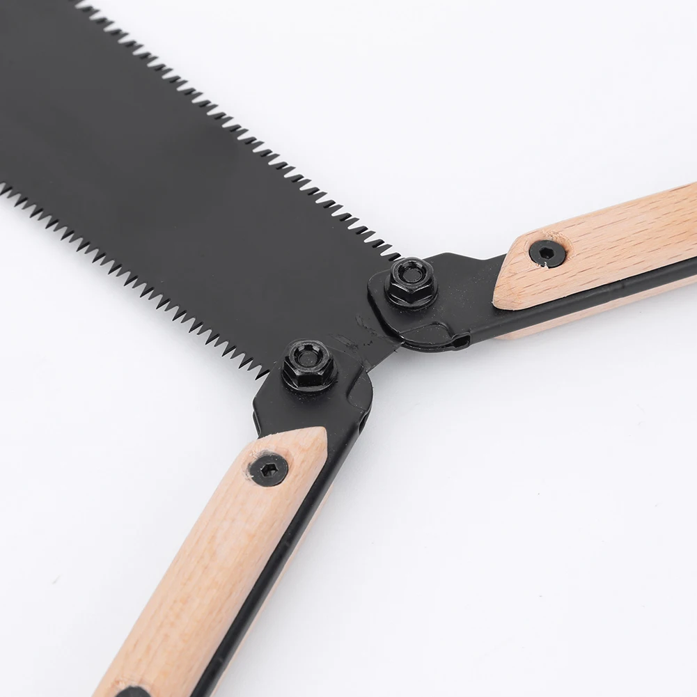 휴대용 접이식 플러시 컷 더블 에지 풀 톱, 캠핑 톱, 단단한 톱니, SK5 스틸, 목재, 대나무, 젖은 목재 제재용, 5.5 인치