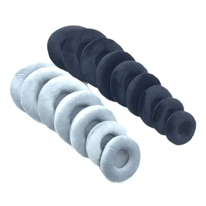 Cuscinetti Auricolari Di Ricambio Universali 90x70 Mm - Traspiranti, In Spugna Per Comfort