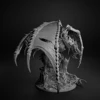 Unchained dragon Miniatures 50mm Tabletop Games Model Unpainted Miniatures For Tabletop Games And Role-playing Room Decorations 3