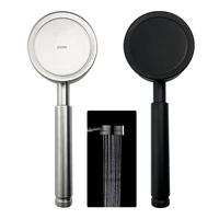 Bathroom Brushed Handheld Shower Head 304 Stainless Steel Pressurized Rain Shower Head Spa Water Saving Shower Head with Filter 2