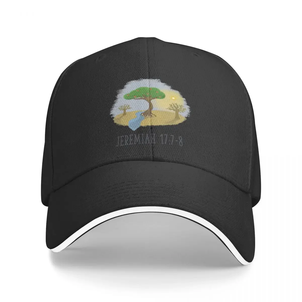 

Jeremiah 17:7-8 Baseball Cap Hip Hop birthday Big Size Hat Men's Caps Women's