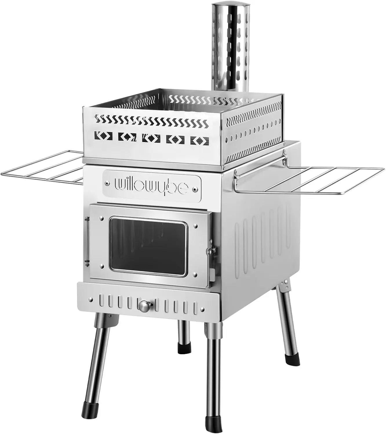 Outdoor Sauna Hot Tent Stove, Rocket Stove Heater, Portable Camping Wood Stove for Dry Sauna, Cooking 1