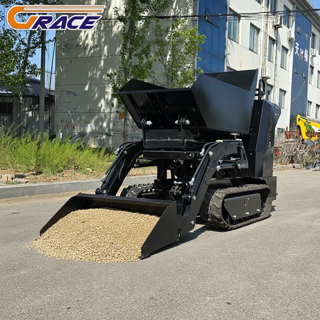 Direkt vom Hersteller 500kg Raupenkipper EURO 5 EPA Mini-Dumper