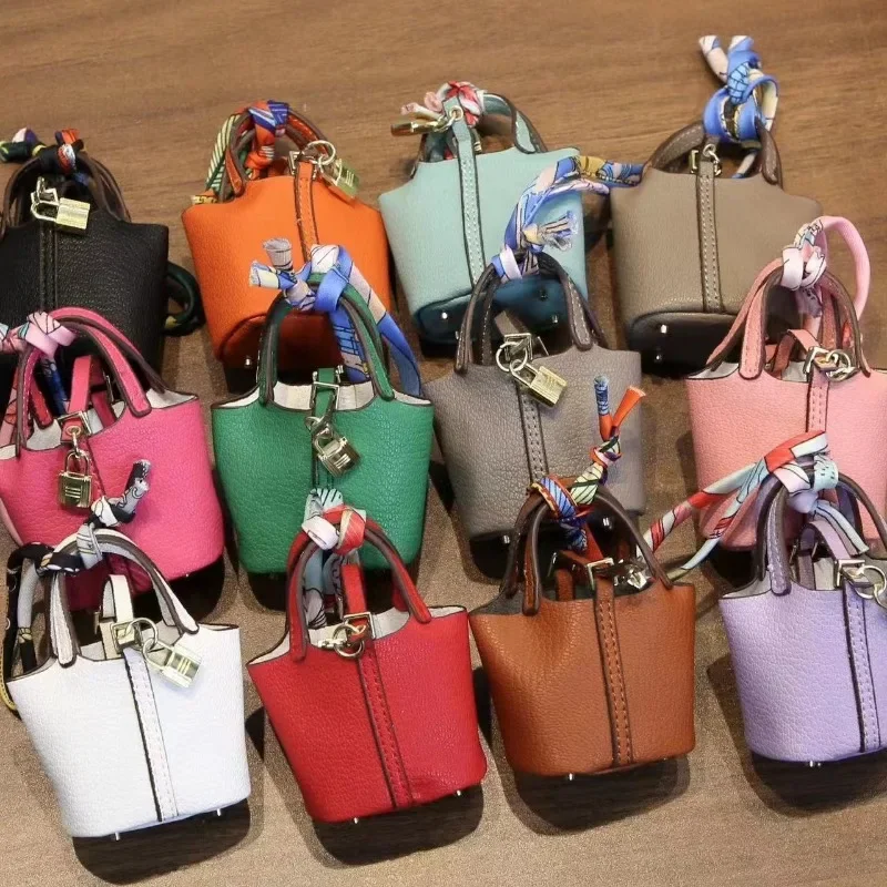 Bag Pendant Small Vegetable Basket Mini Cute Lipstick Headphone Key