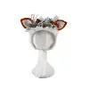 Newborn Wool Felt Deer Bonnet Girl Baby Flower Hat Newborn Photography Props Boy Baby Reindeer Hat Photo Shoot 3