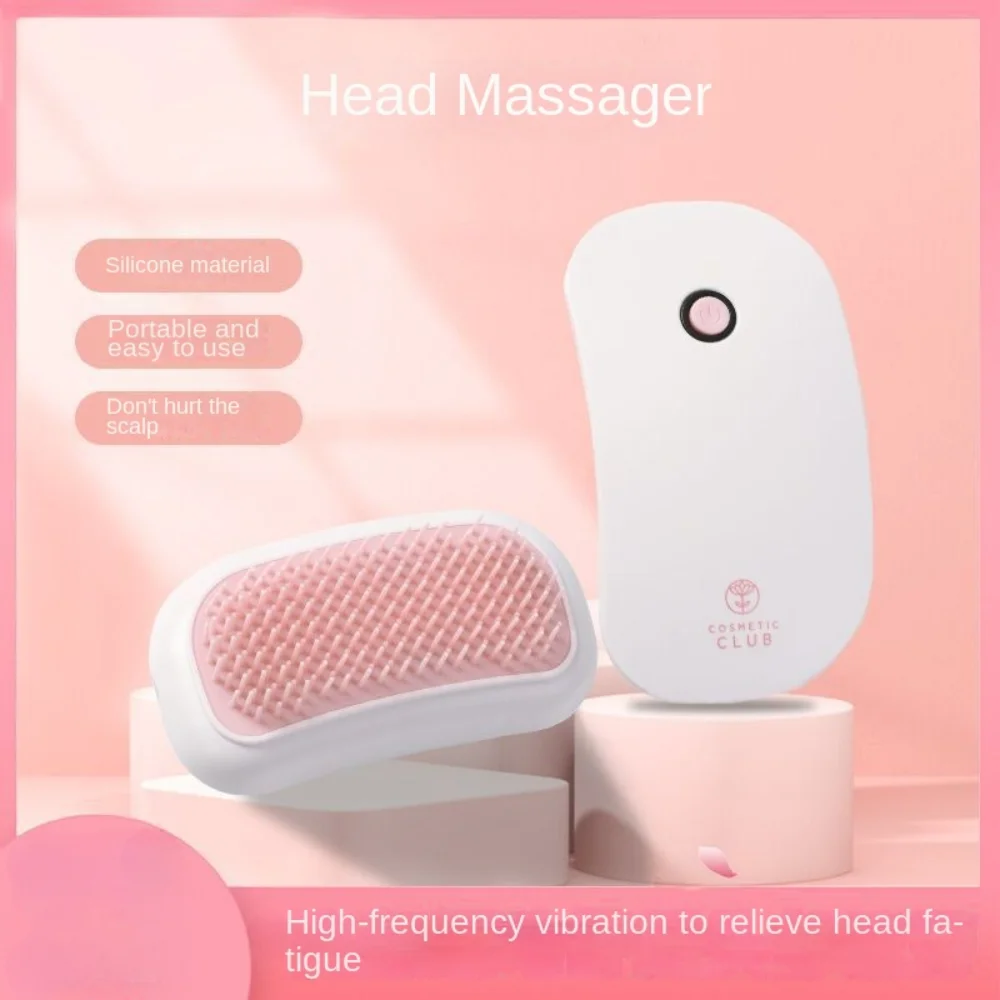 Electric Silicone Scalp Massager Mini Hair Scalp Massager Shampoo Shower Gel Diffuser Hair Cleaning Brush Scalp Massage Comb