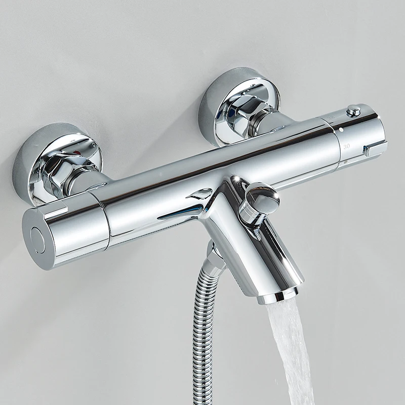 Grifo de ducha termostático Simple, grifo mezclador termostático
