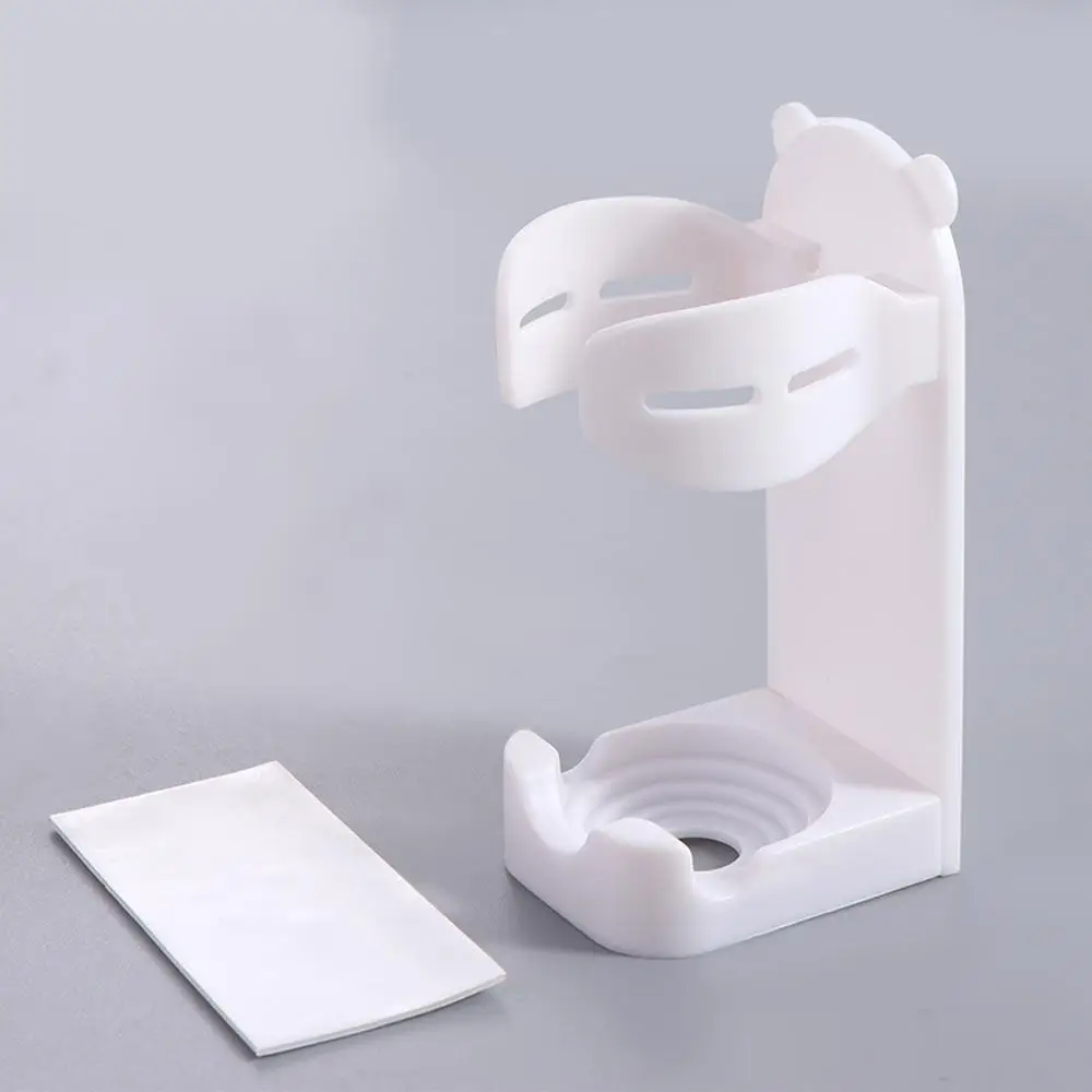 Plastic Wall Mounted Razor Rack Self-Adhesive Non Perforated Razor Holder Electric Toothbrush Holder