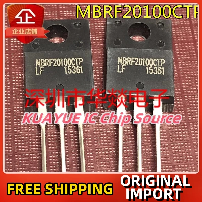 

10 шт.-30 шт. MBRF20100CTP TO-220F 100 в 20A быстрая доставка гарантия качества