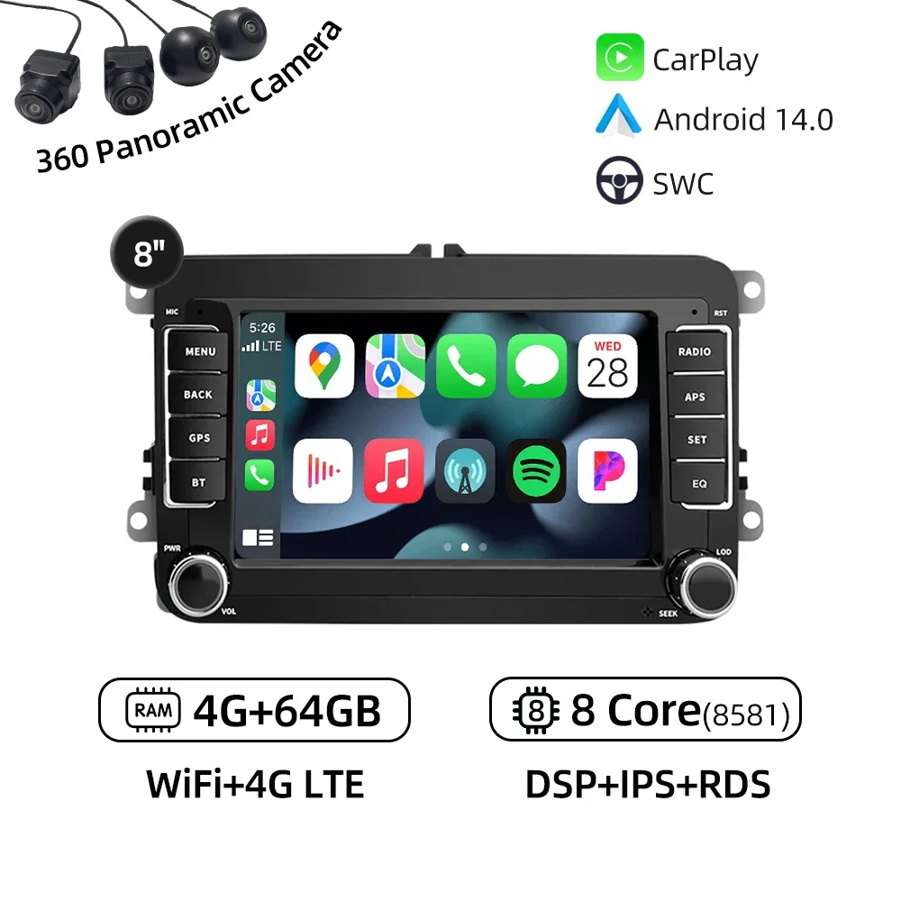 4G 64G 360 Camera