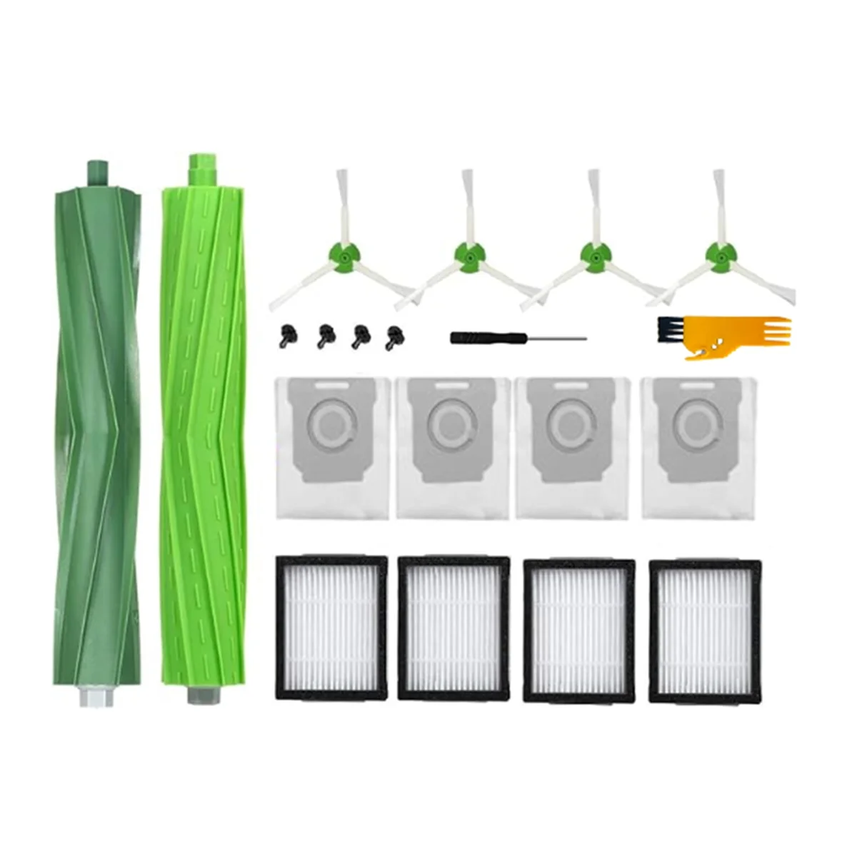 XMLX For I7,I7+,I3,I3+,I4,I6+,I8,I8+,J7,J7+ Plus Robot Vacuum Roller Side Brush HEPA Filter Mop Pad Dust Bag