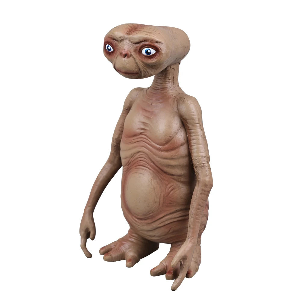 ET The Extra Terrestrial Alien UFO Action Figures PVC Table Statue Toys Latex Mascot for Gifts Ornaments Souvenirs