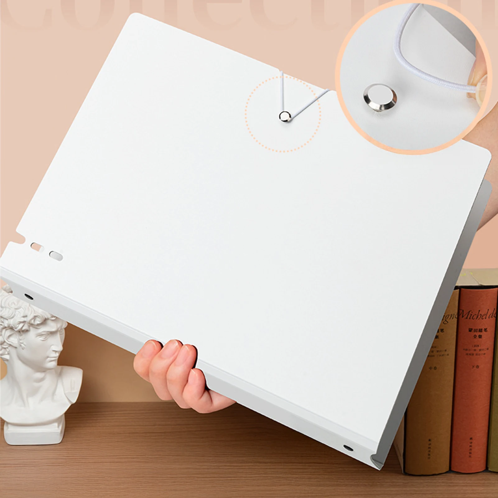 Family Document Organizer PP A4 B5 Sheet Protector File Folder with Clear Pocket for Certificates Contracts and House Deeds - 3