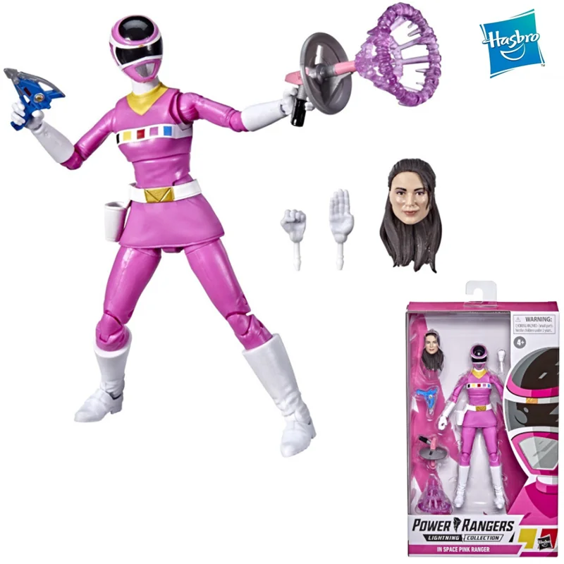 

Original Hasbro Power Rangers Lightning Collection In Space Pink Ranger Figure Action Figure 6 Inch Collectible Toy