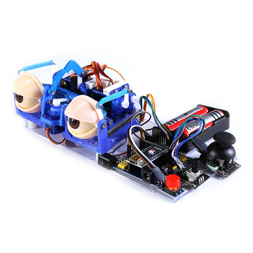 Animatronic Eyes DIY kit for Arduino Bionic robot SG90 servo Joystick  control STEM educational toys Maker Open Source Project - AliExpress