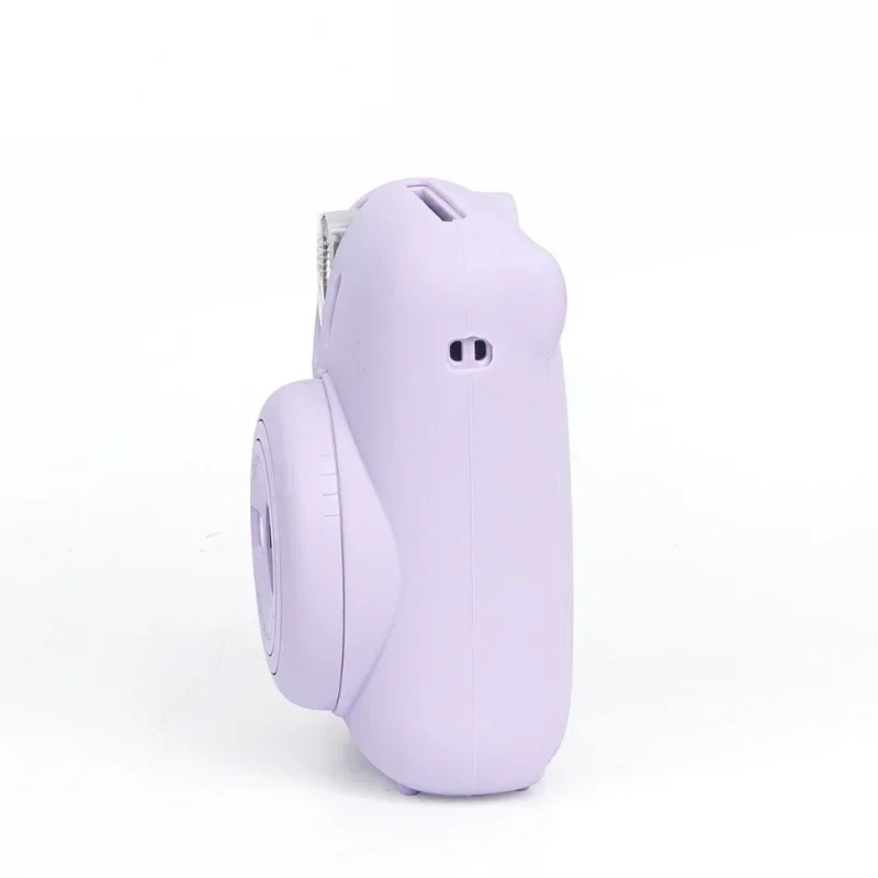 Camera Silicone Case for Fujifilm Instax Mini12 Shell Protective Cover Soft Shell Solid Color Scratch-proof Mini 12 Case