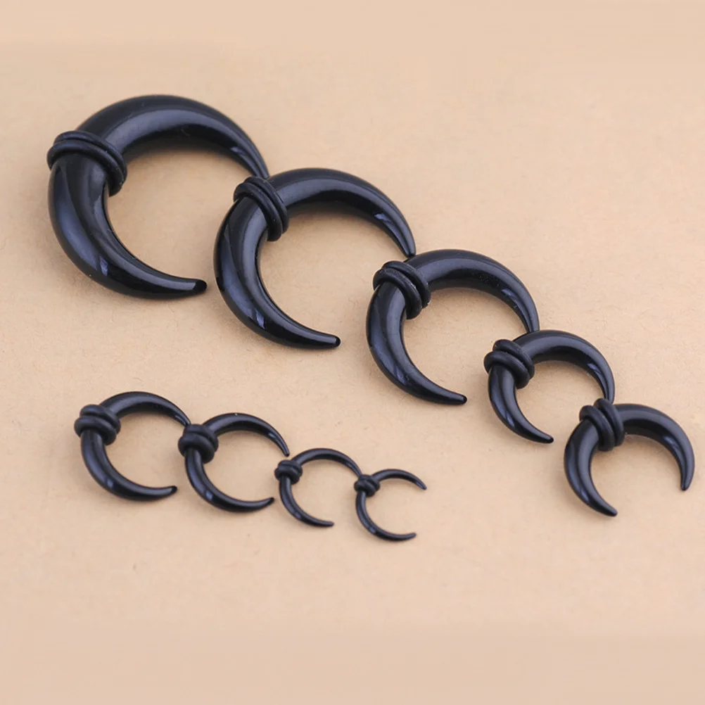 Ear Kit Stretching Gauge Jewelry Expander Septum Auricles Nose Plugs Acrylic Tunnels Auricle Spiral Set Body Taper Piercing kit