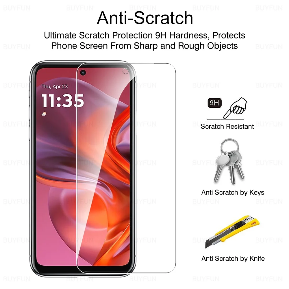 Premium Front Glass Screen Protector for Motorola Moto Series - 2 Pack