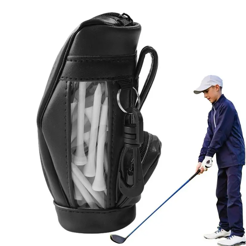 

Прозрачная поясная сумка для мяча для гольфа, Портативная сумка для хранения мячей для гольфа, мини поясная сумка для гольфов с маленькой молнией для мелких вещей