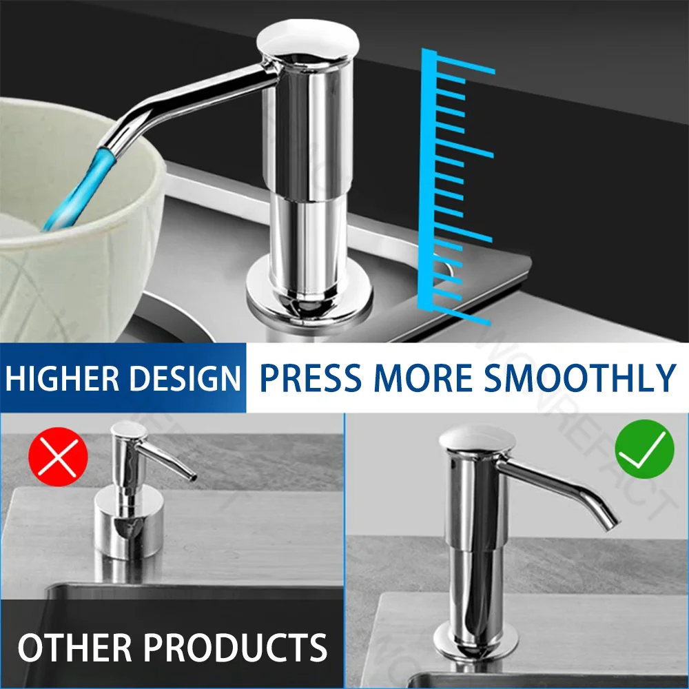 Kitchen Sink Soap Dispenser Countertop Liquid Dish Soap Dispenser Kitchen Sink Accessories dispenser pump sink soap dispenser