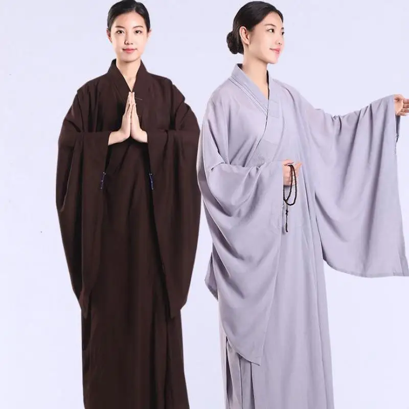 

Meditation Zen Shaolin Hanfu Chinese Traditional Clothings For Monk Costume Buddhist Clothing Monk Robe Taoism Tibetan Clothes