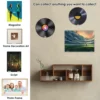 24/30Pcs Vinyl Record Display Shelf Holder Wall Mount Self Adhesive Album Disc Show Rack Acrylic Record Rack for Magazines 3