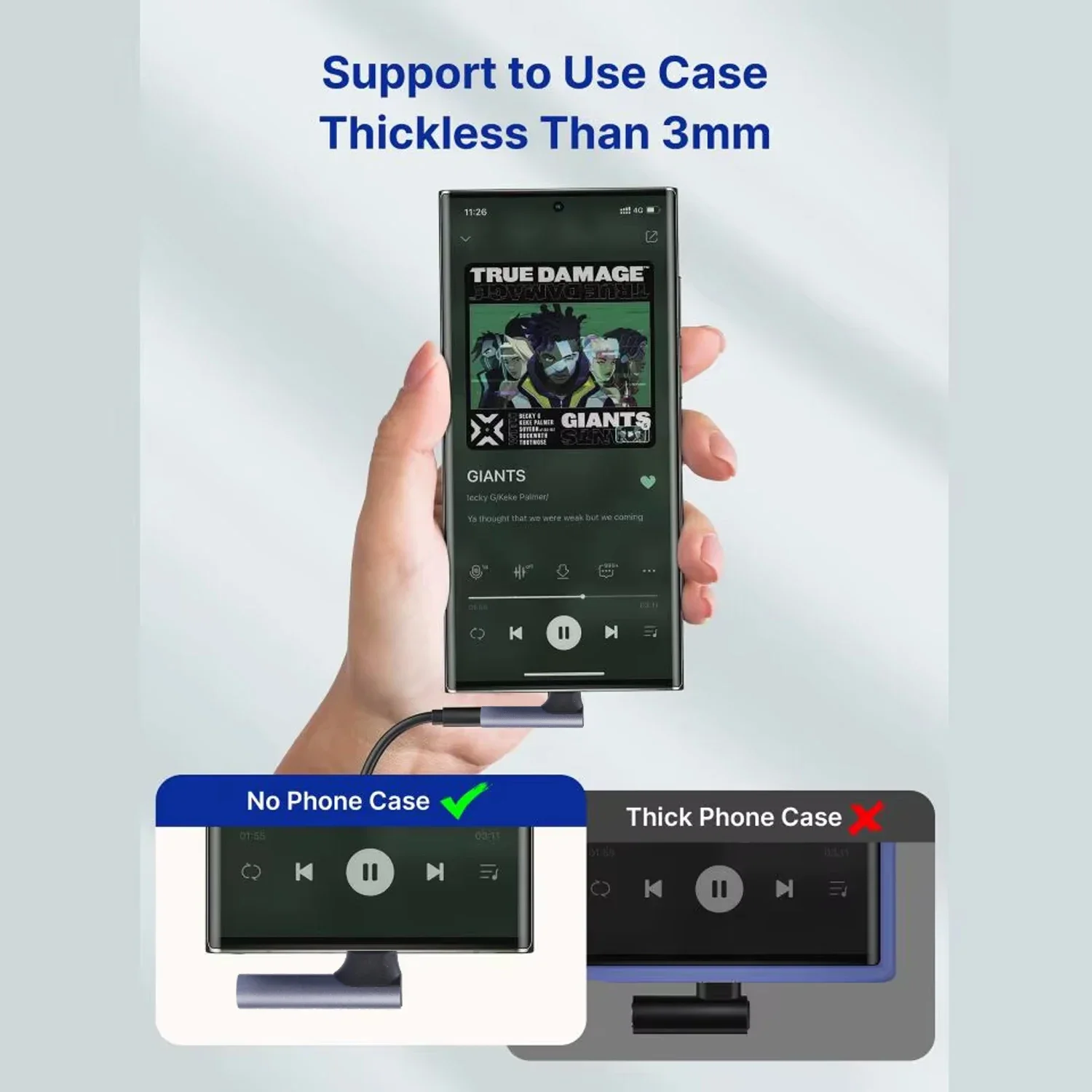 Right Angle USB-C to 3.5mm Headphone Aux Adapter