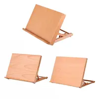 Fashion Folding Beech Wood Table Easel Multifunction Professional Art Painting Easel Adjustable Portable Sketch Easel Artists 6