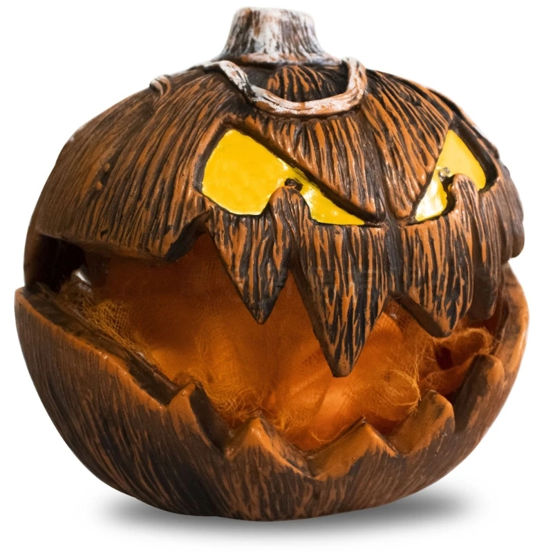 

H55A Talking Pumpkin Decoration with Sound Halloween Lift Pumpkin Yard Decoration with Voice Bring Halloweens Fun to Life
